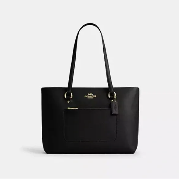Coach black “Station” Leather Tote - Picture 9 of 9